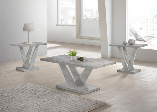 Apollo - 3 PC Coffee Table Set (3-Pack), Occasional, MDF/Chipboard, Gray