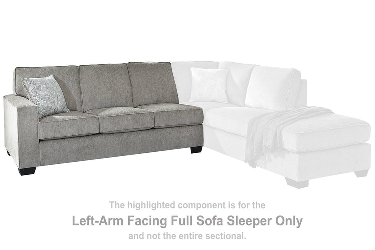 Altari 2-Piece Sleeper Sectional with Chaise