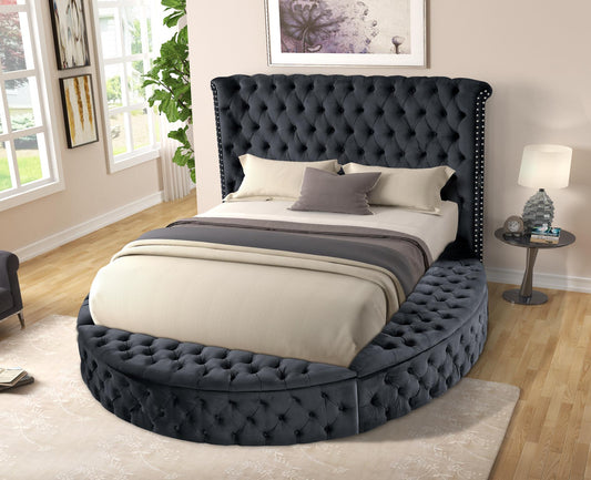 Cape May - Bed, Upholstered, Storage, Velvet,
