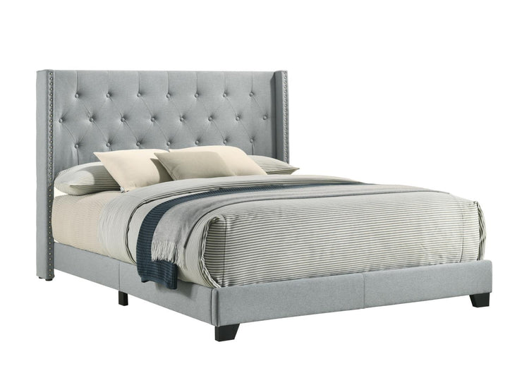 Teal - Bed, Upholstered