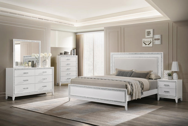 Tala Queen Bed, Dresser, Mirror & Nightstand