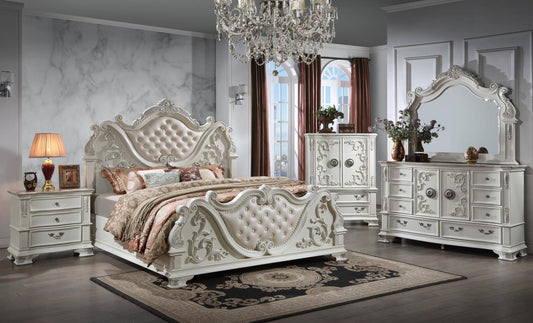 Austin Queen Bed, Dresser, Mirror & Nightstand