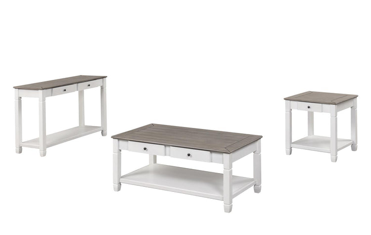 Montana - Coffee Table, Occasional, Wood, Gray & White Box