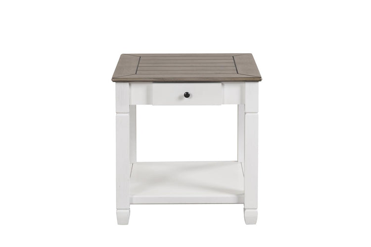 Montana - Coffee Table, Occasional, Wood, Gray & White Box