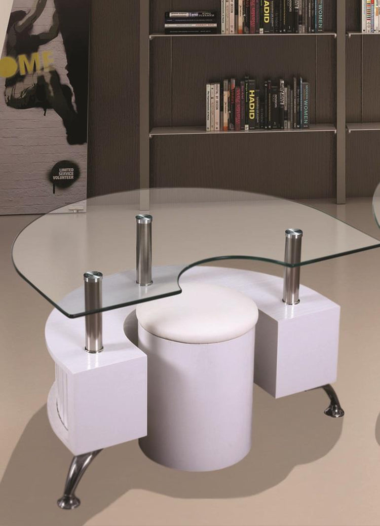 Marcos - Coffee Table, Occasional, Glass/MDF