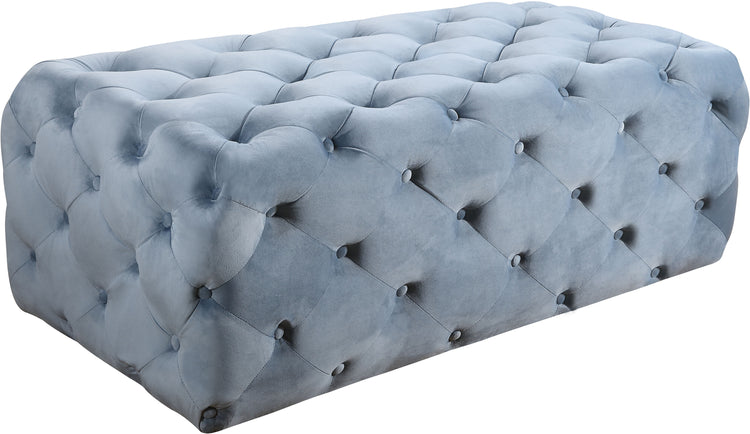 Casey Velvet Ottoman/Bench