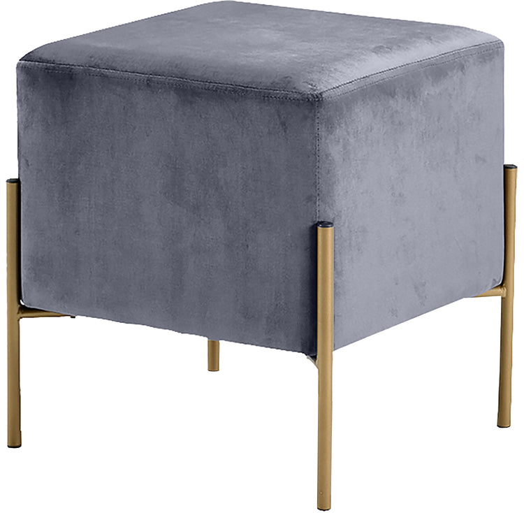 Isla Velvet Ottoman/Stool