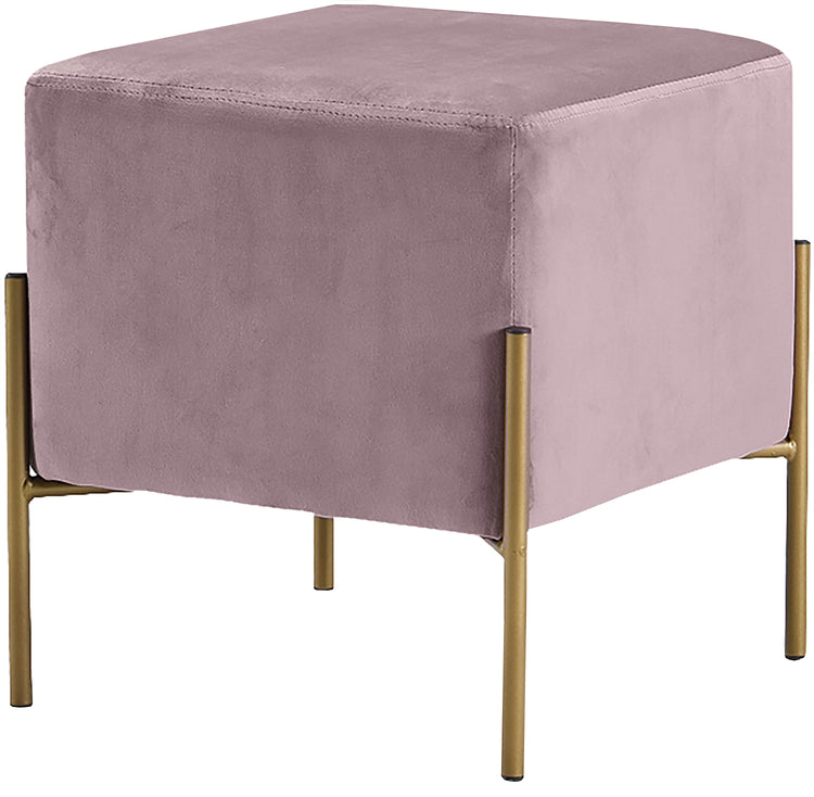 Isla Velvet Ottoman/Stool