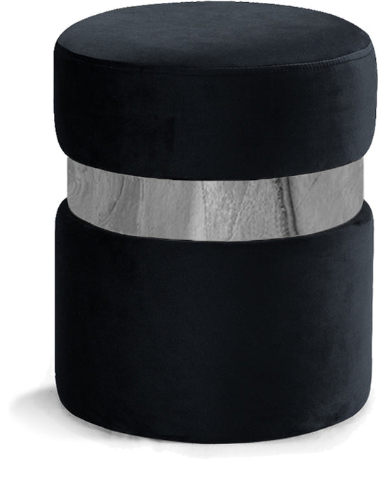 Hailey Velvet Ottoman/Stool