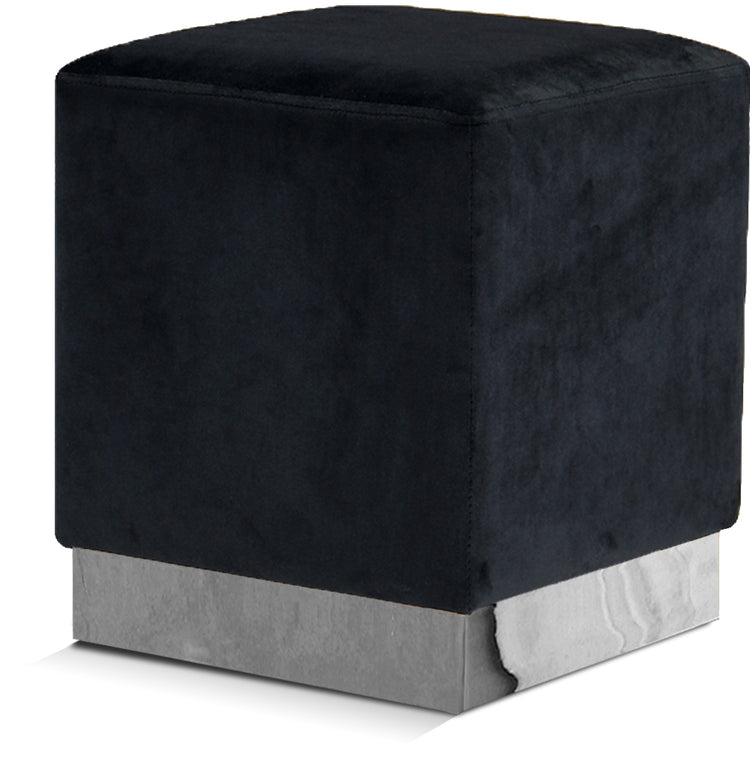 Jax Velvet Ottoman/Stool