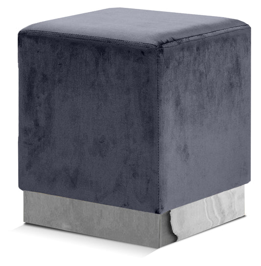 Jax Velvet Ottoman/Stool