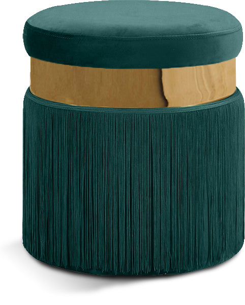Yasmine Velvet Ottoman/Stool