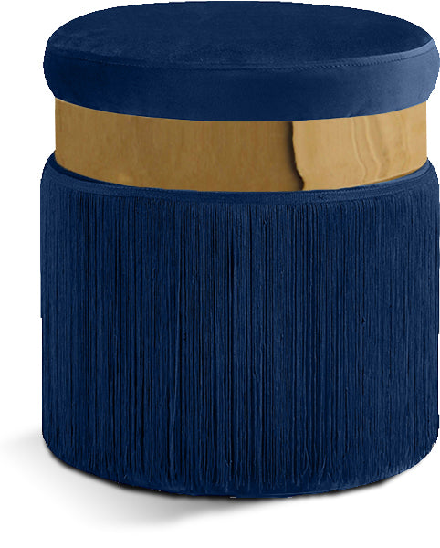 Yasmine Velvet Ottoman/Stool
