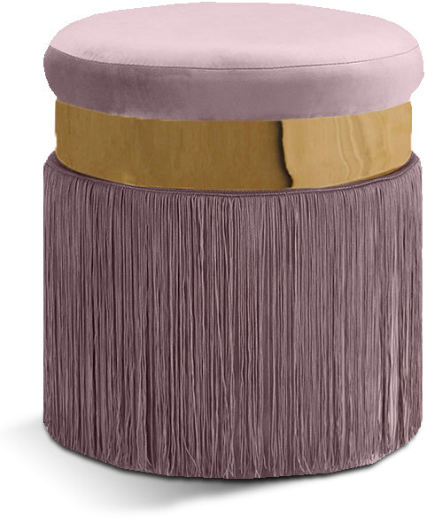 Yasmine Velvet Ottoman/Stool