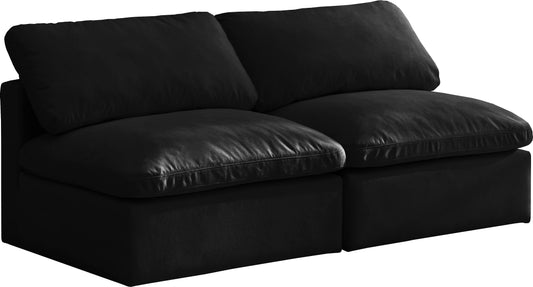 Plush Velvet Standard Cloud Modular Sofa