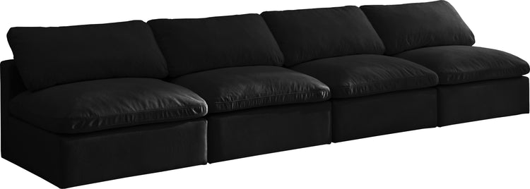 Plush Velvet Standard Cloud Modular Sofa