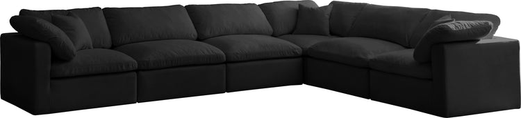 Plush Velvet Standard Cloud Modular Sectional