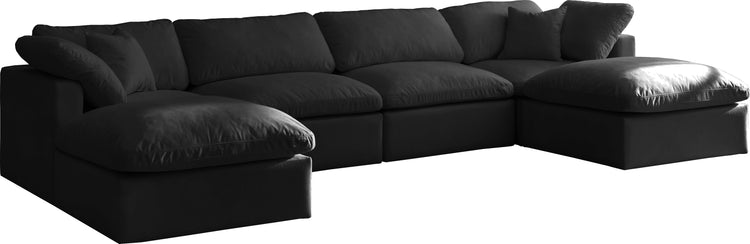 Plush Velvet Standard Cloud Modular Sectional