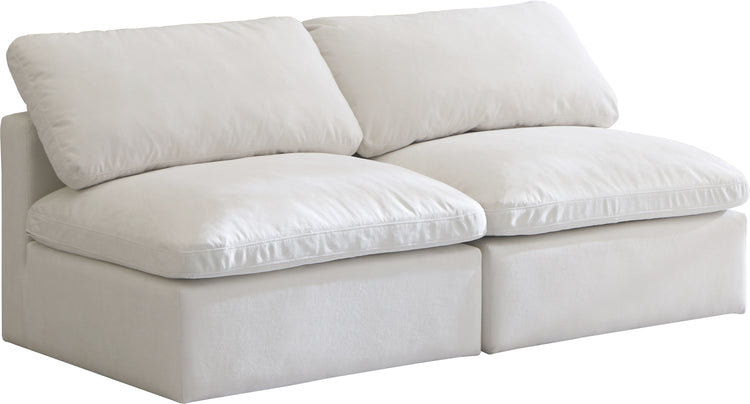 Plush Velvet Standard Cloud Modular Sofa
