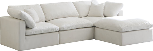 Plush Velvet Standard Cloud Modular Sectional