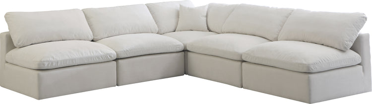 Plush Velvet Standard Cloud Modular Sectional