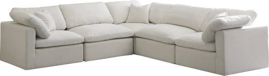 Plush Velvet Standard Cloud Modular Sectional