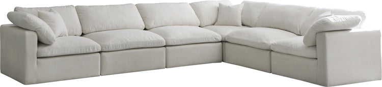 Plush Velvet Standard Cloud Modular Sectional