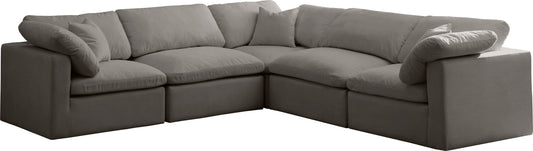 Plush Velvet Standard Cloud Modular Sectional