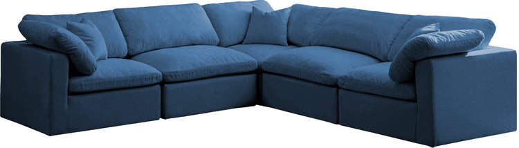 Plush Velvet Standard Cloud Modular Sectional