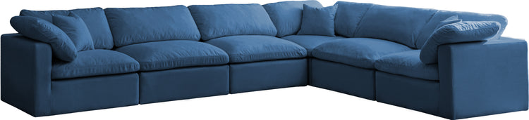 Plush Velvet Standard Cloud Modular Sectional