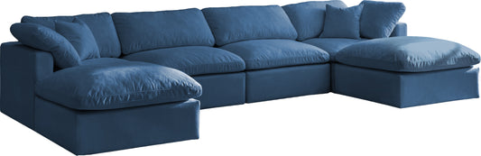 Plush Velvet Standard Cloud Modular Sectional