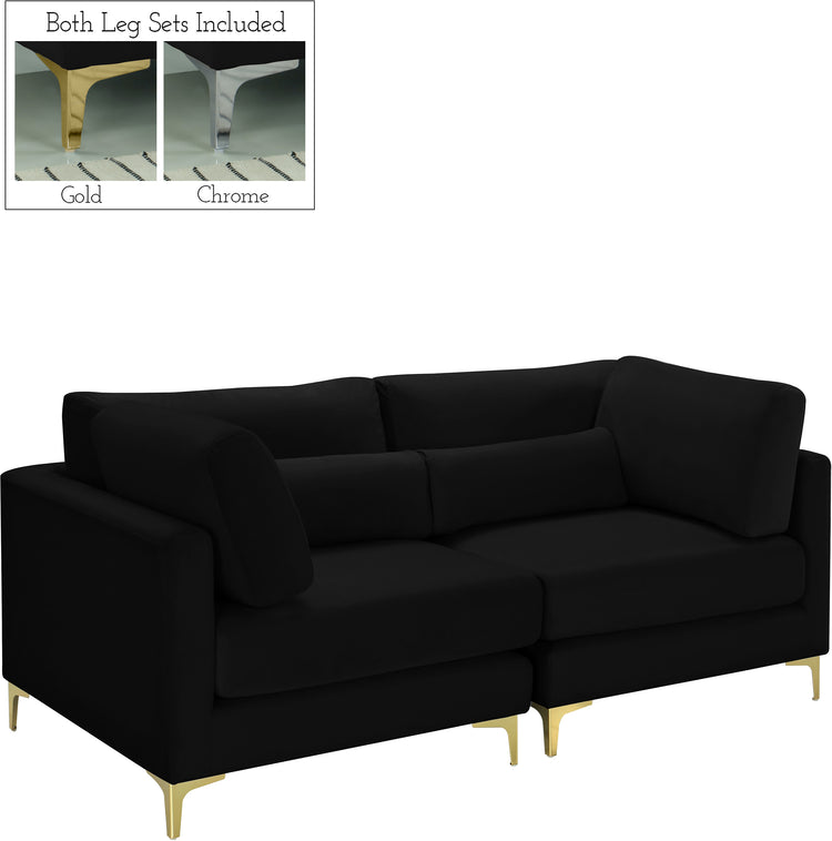Julia Velvet Modular Sofa