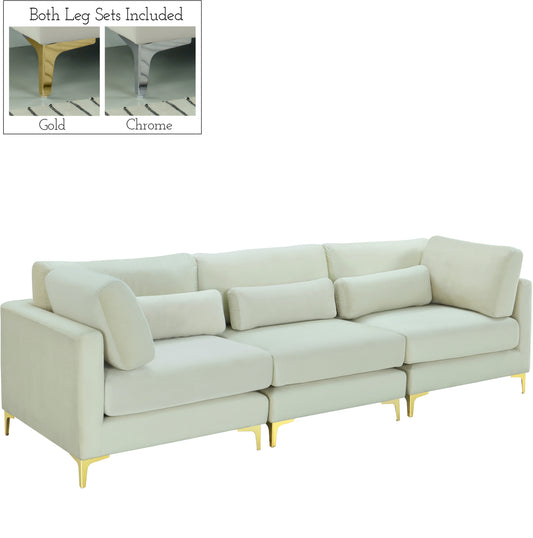 Julia Velvet Modular Sofa (3 Boxes)