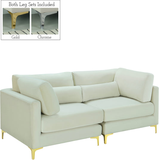 Julia Velvet Modular Sofa