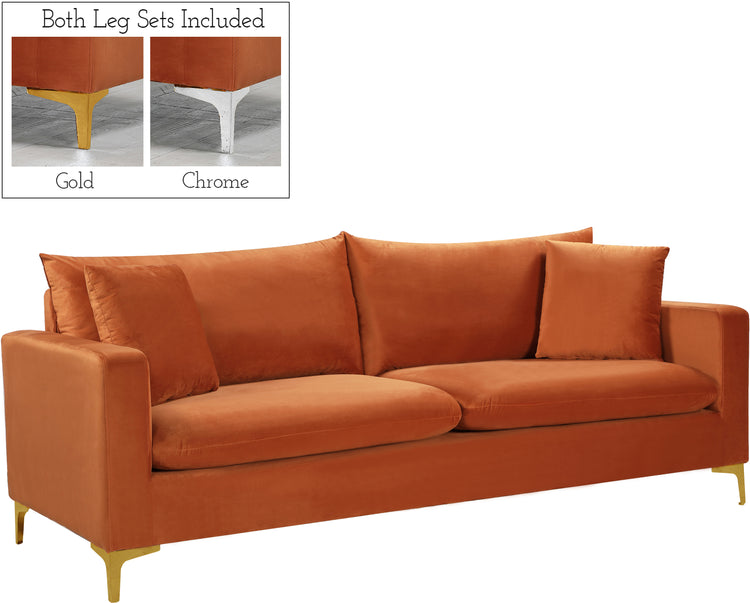 Naomi Velvet Sofa