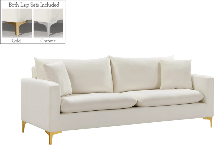 Naomi Velvet Sofa