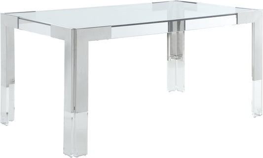 Casper Rich Chrome Dining Table