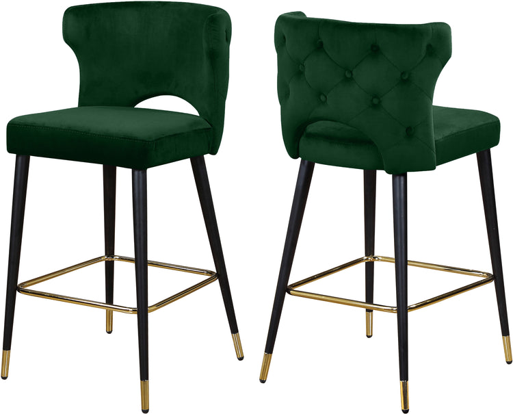 Kelly Velvet Stool