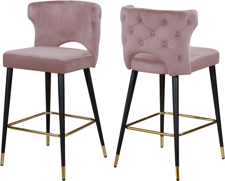 Kelly Velvet Stool
