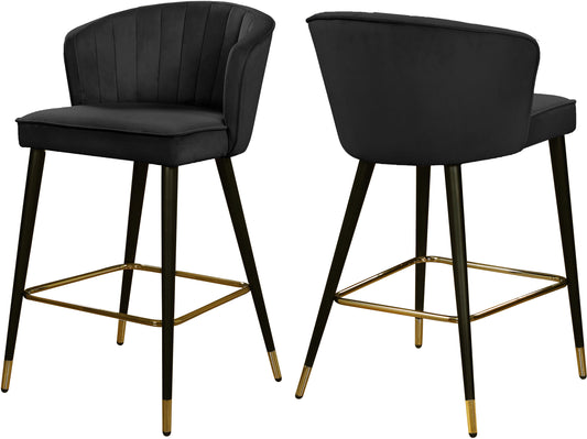 Cassie Velvet Stool