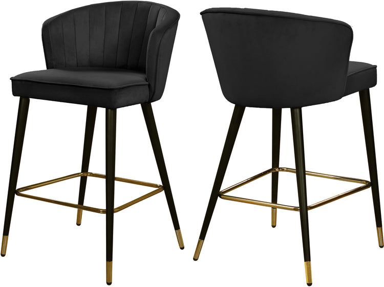 Cassie Velvet Stool