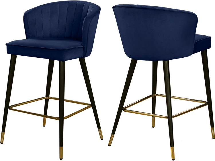 Cassie Velvet Stool
