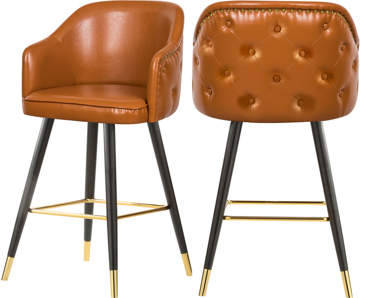 Barbosa Faux Leather Counter/Bar Stool