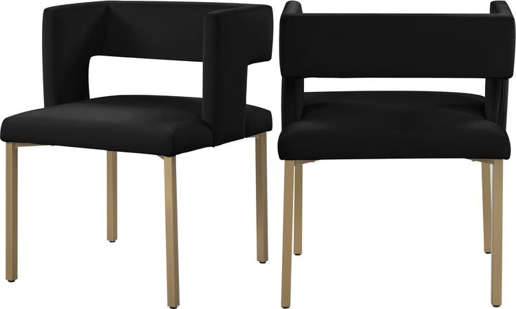 Caleb Velvet Dining Chair