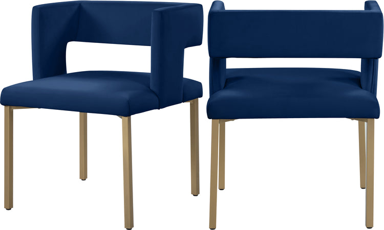 Caleb Velvet Dining Chair