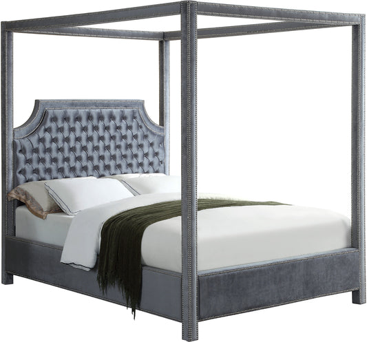 Rowan Velvet King Bed (3 Boxes)