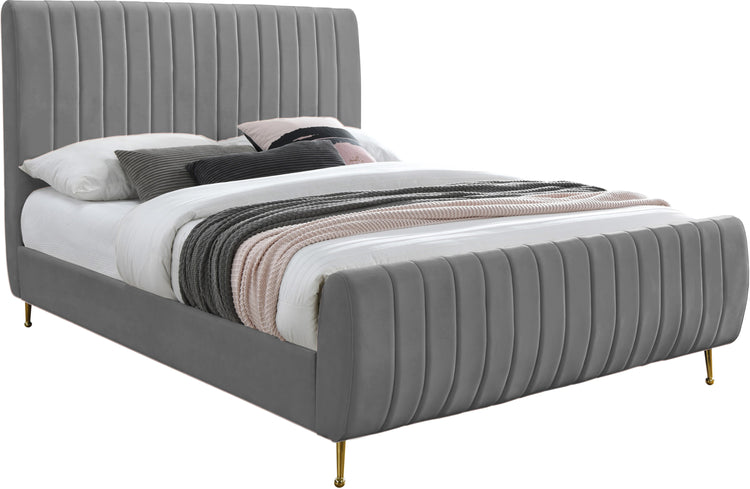 Zara Velvet Full Bed (3 Boxes)