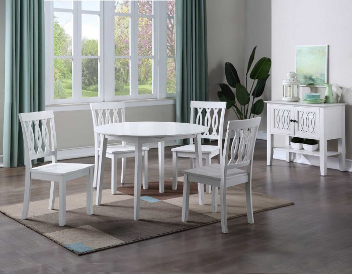 Naples 5-Piece Drop-Leaf Dining (Table & 4 Side Chairs)