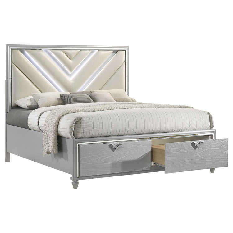 Rubi 4-piece Bedroom Set with LED Headboard