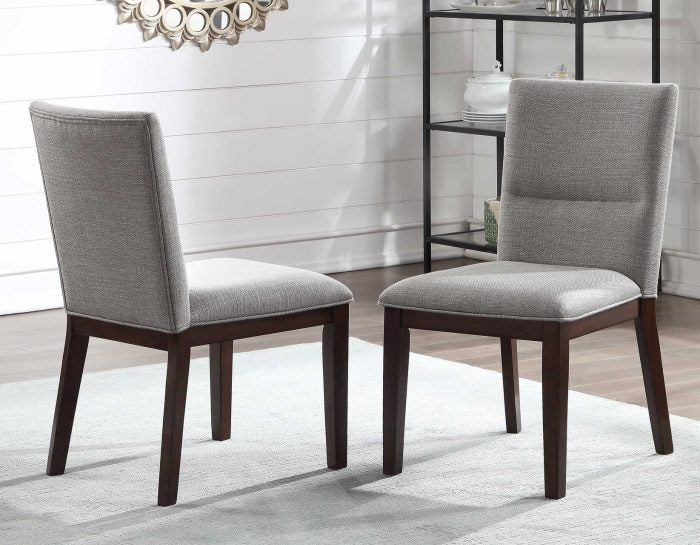 Amalie 5-Piece 48-inch Round Camel Dining Set (Table & 4 Side Chairs)